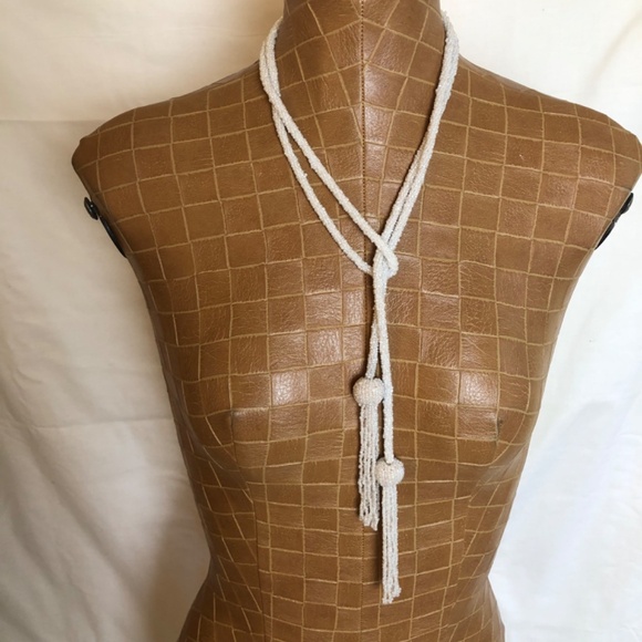 Belt or Necklace Wrap, Beaded & Tasseled, Choose Your Color main image 10